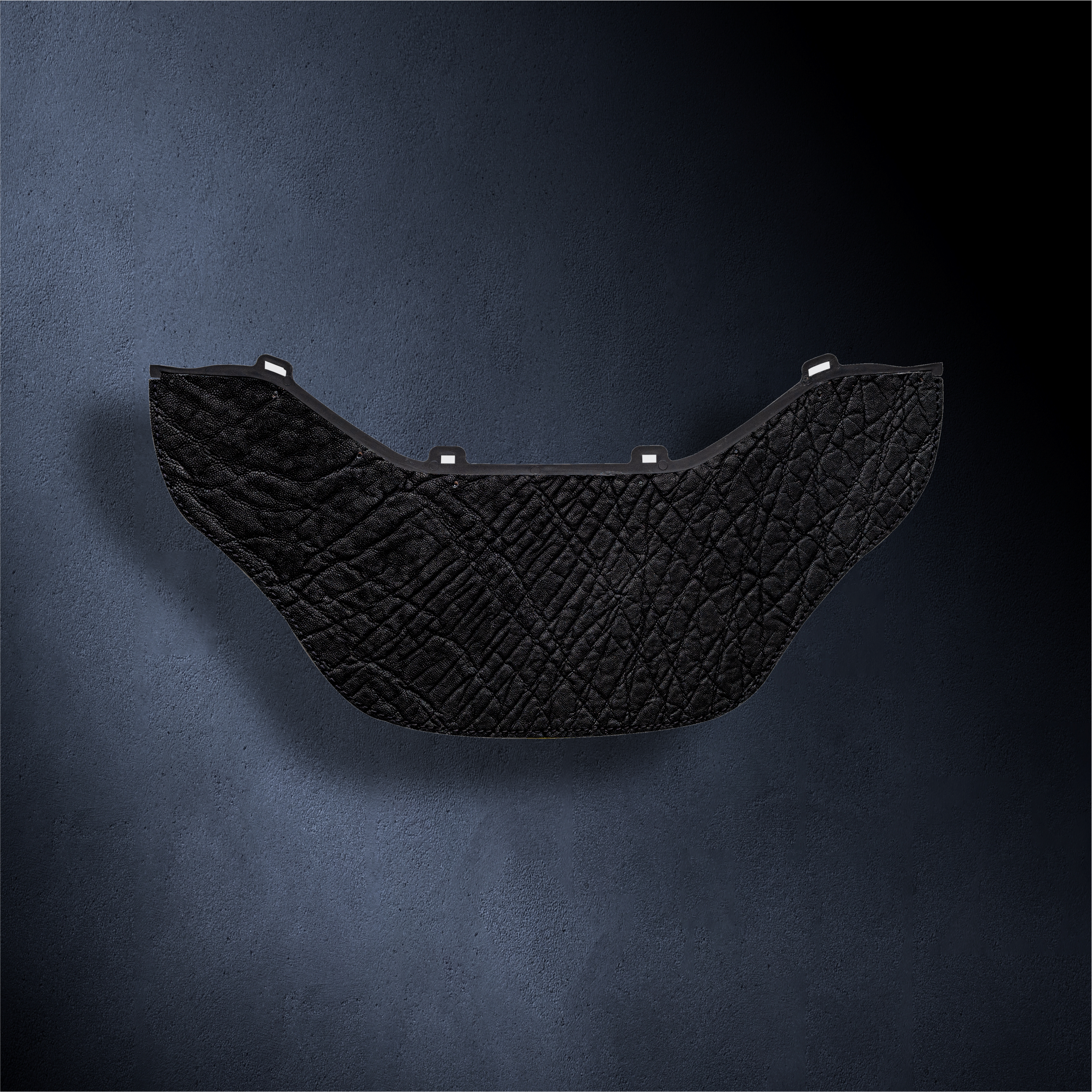 Genuine Elephant leather Bib Black– SlimLine Series